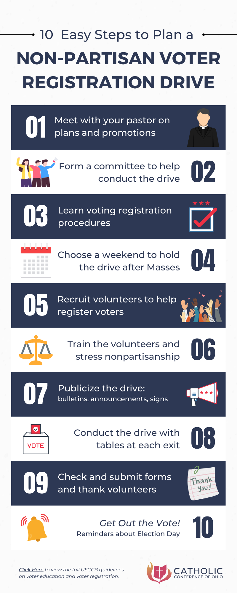Voter Registration Drive Infographic